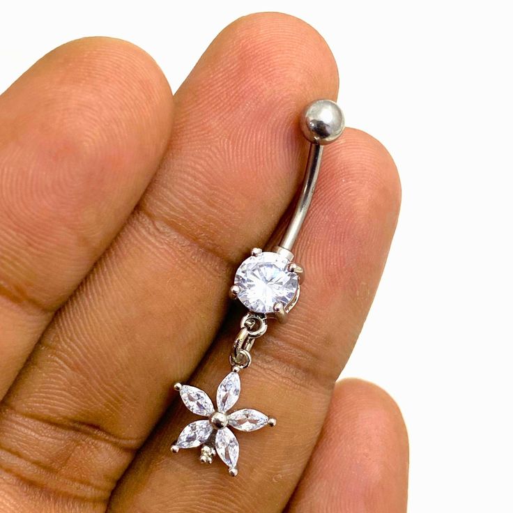 14k diamond navel ringmoissanite diamond belly  barwhite gold belly button ringSolid 14K Solid Gold Moissanite Diamond Trendy Belly Button Ring/Nature-Inspired Jewelry/Curved Barbell/Summer Jewelry/Personalized Jewelry --- IᑎᖴOᖇᗰᗩTIOᑎ ᗩᗷOᑌT ᑭᖇOᗪᑌᑕT --- ❖ Sold as a single for either the ear or body area. ❖ Metal Type: 14K,18K Solid Gold ❖ No. Of PCs: 6 Pieces 💎 ❖ Diamond Type: Moissanite💎 ❖ Diamond Shape: Round Brilliant ❖ Diamond Color: G-H ❖ Diamond Clarity: VS ❖ Diamond Setting: Bezel ❖ Bar White Internally Threaded Belly Ring As Gift, Elegant Cubic Zirconia Belly Rings As Gift, Gift Cubic Zirconia Belly Rings Internally Threaded, Gift White Gold Internally Threaded Belly Rings, Elegant Internally Threaded Belly Rings As Gift, Cubic Zirconia Dangle Belly Rings Gift, Gift Cubic Zirconia Dangle Belly Rings, Elegant Internally Threaded Sterling Silver Belly Rings, Elegant Sterling Silver Internally Threaded Belly Rings