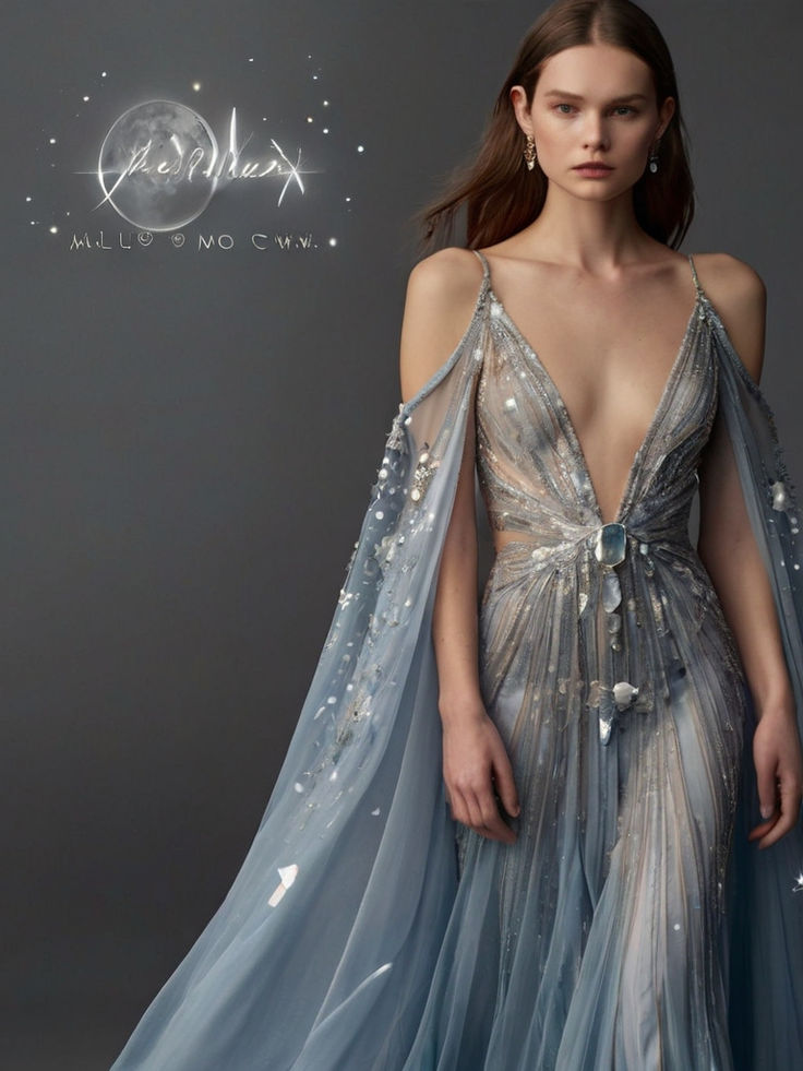 Feyre Starfall Gown, Feyre Meeting Dress, Starfall Ball Dress, Acotar Feyre Starfall Dress, North Star Costume, Summer Court Acotar Outfits, Starlight Dress Feyre, Feyre Night Court Dress, High Fae Dress