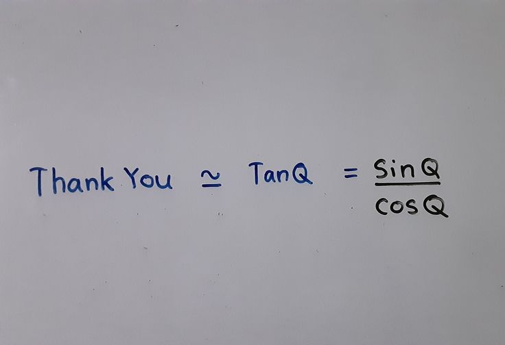 the words thank you and tanq are written in blue ink