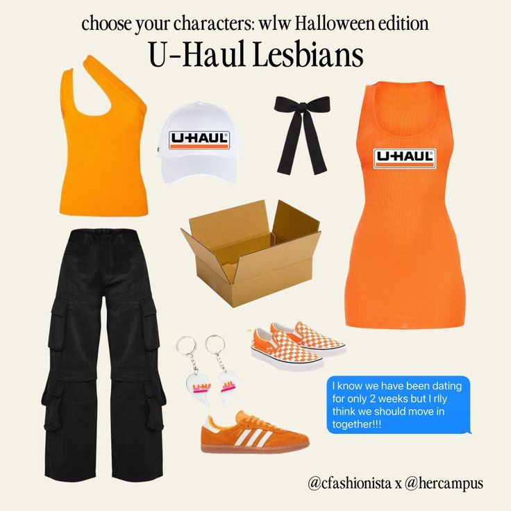 because nothing says wlw like two lesbians and a U-Haul 🫶 tap our link in bio for more queer-coded #Halloween costume ideas!! #wlw #halloweencostumes #costumeideas #wlwcostumes Queer Halloween Costume, Queer Halloween, Her Campus, Moving In Together, Halloween Costume Ideas, Costume Halloween, Halloween Ideas, Costume Ideas, Halloween Costume