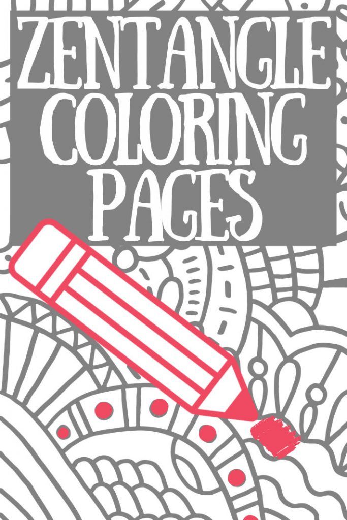 a red pencil is in the middle of a coloring page