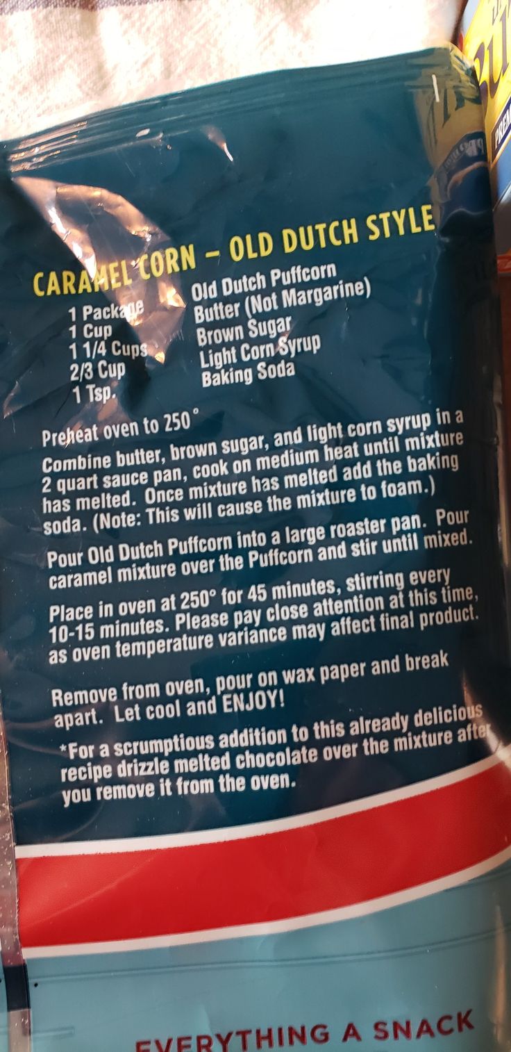 an old dutch style sandwich bag with everything in it's wrapper and instructions on how to use it