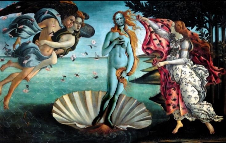 the birth of venus by sandro bottoni