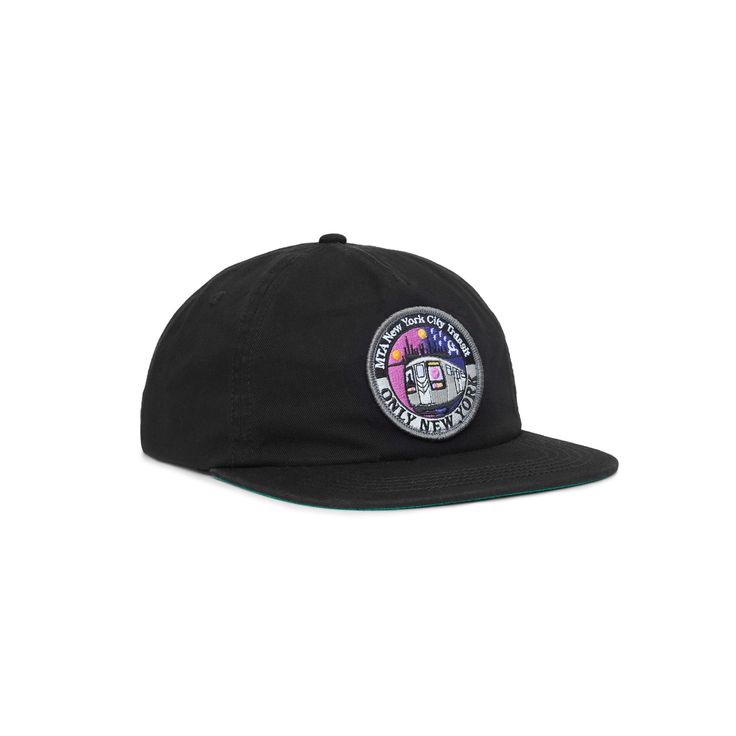 Black Cotton 5-panel Trucker Hat With Embroidered Patch, Retro Six-panel Snapback Hat For Streetwear, Retro Black Cotton Snapback Hat, Logo Patch Six-panel Snapback Hat For Streetwear, Urban Six-panel Snapback Hat With Logo Patch, Urban Style Six-panel Snapback Hat With Logo Patch, Streetwear Six-panel Snapback Hat With Logo Patch, Cotton Snapback Hat With Embroidered Patch And Flat Brim, Streetwear Snapback Hat With Logo Patch