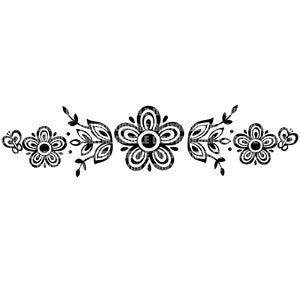 an ornate design with flowers and leaves on white background royalty illustration stock photo - 12297