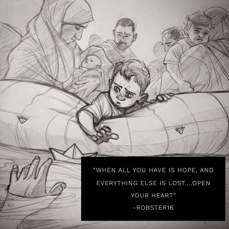 a drawing of people in bed with the caption when all you have is hope, and everything else is lost