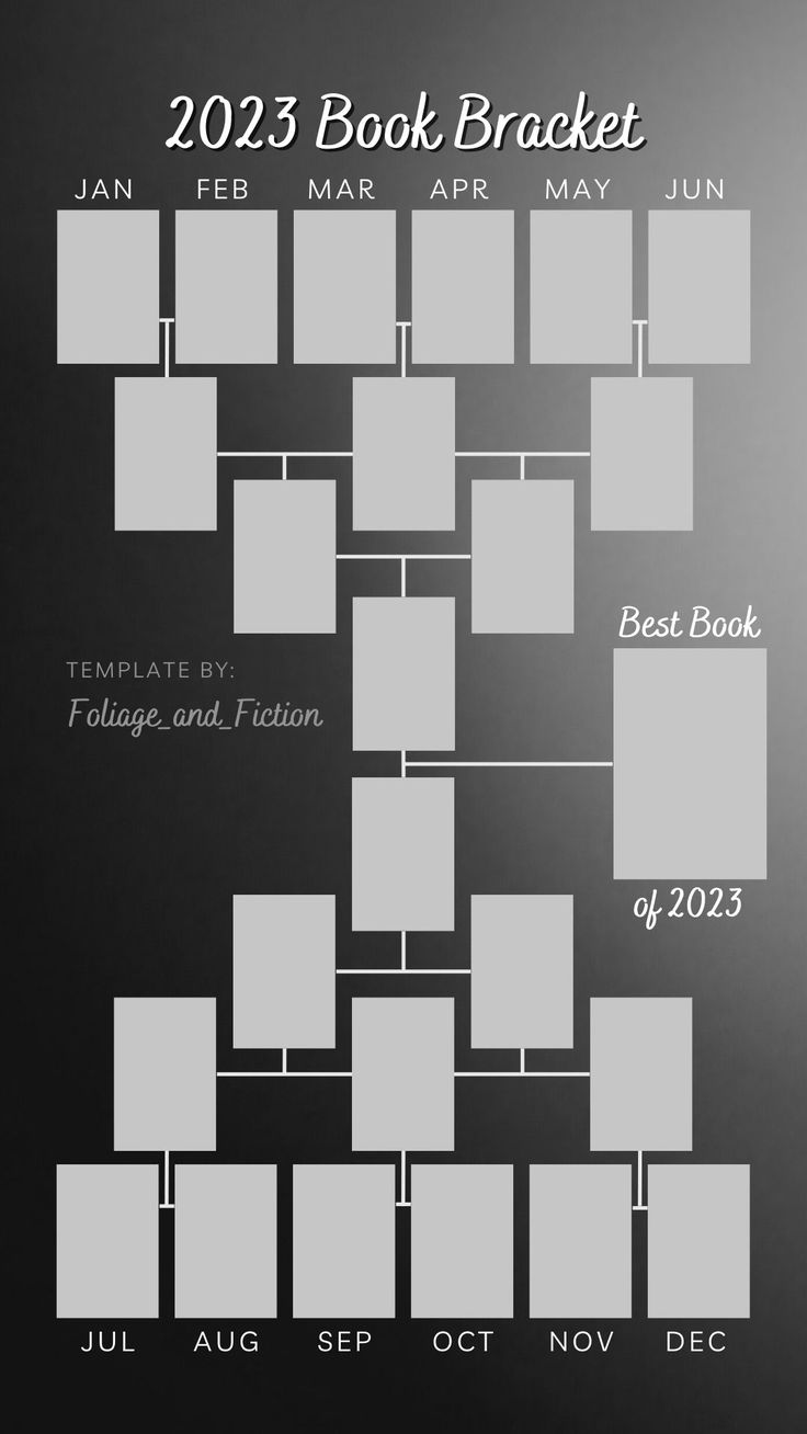 the 2012 book bracket is shown in black and white, as well as an image of books