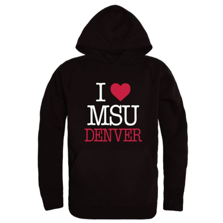 I Love Metropolitan State University of Denver Roadrunners Fleece Hoodie SweatshirtsThe W Republic I Love design Hoodie features a colorful digitally printed logo of your college, university or alma mater. They are soft, lightweight, yet durable. You will love to wear this classic double-lined hooded sweatshirt with adjustable drawstrings and a front kangaroo pocket. Be sure to show your love and school spirit with these popular hooded sweatshirts. 8.0 oz., 50/50 Cotton/Polyester Men's Size: Sma Bradley University, Eagles Hoodie, Troy University, Tiger Hoodie, Love Hoodie, Military Pants, Design Hoodie, Bear Hoodie, Tactical Vest