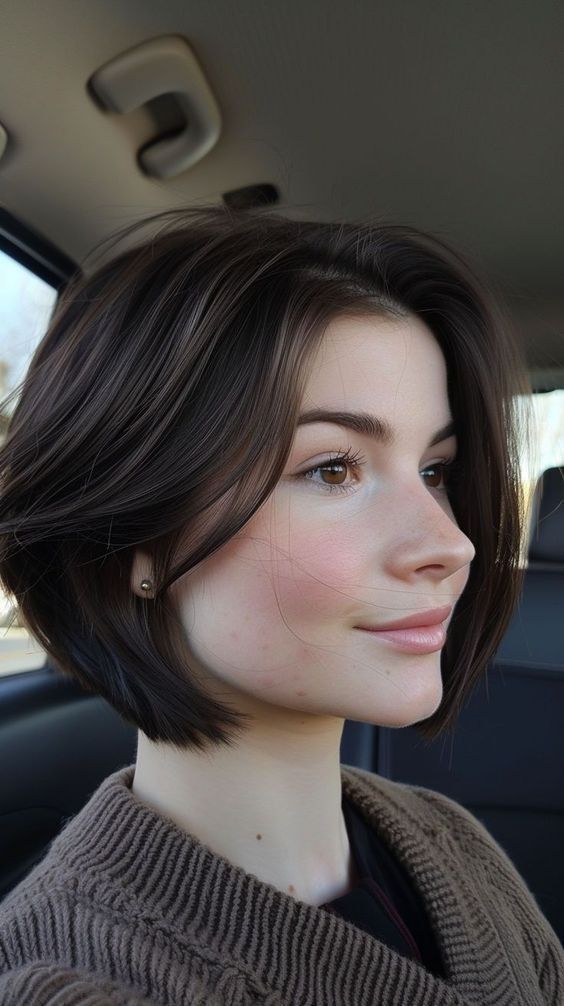 Second Day Hairstyles, Long To Short Hair, Hair Inspiration Short, Blowout Hair, Greasy Hair Hairstyles, Bob Hairstyles For Fine Hair, Short Hair Color, Penteado Cabelo Curto, Short Hair With Bangs