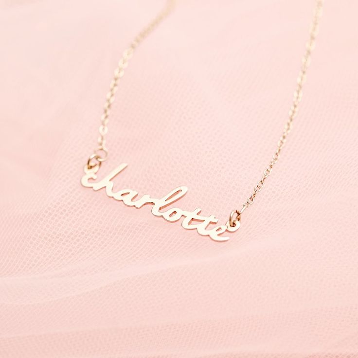 Nella Mini Nameplate Necklace – Brook & York Signature Nameplate Jewelry With Name Detail, Classic 14k Gold Silver Name Necklace, Signature Nameplate Jewelry, Custom Name Letter Jewelry For Everyday, Everyday Rose Gold Name Jewelry, Everyday Custom Name Letter Jewelry, Classic Silver-colored 14k Gold Name Necklace, Customizable Sterling Silver Rose Gold Name Necklace, Everyday Nameplate Name Necklace