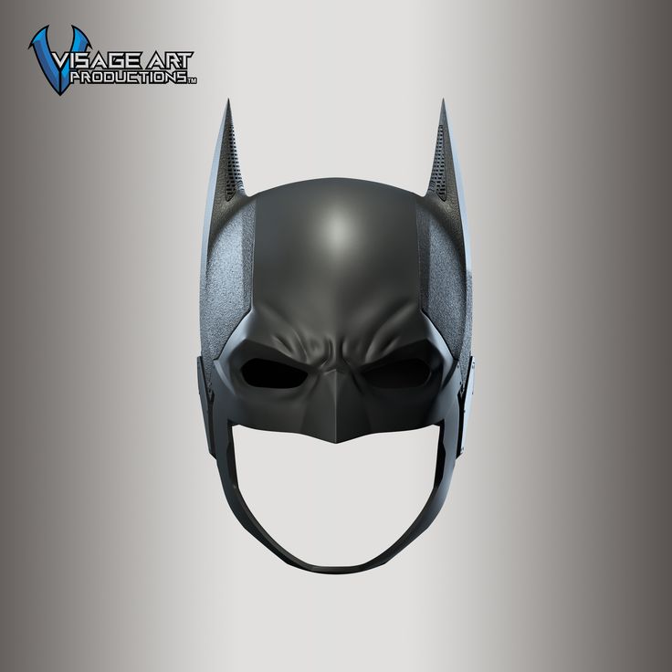 the dark knight batman mask is shown in this 3d rendering, it's designed to look