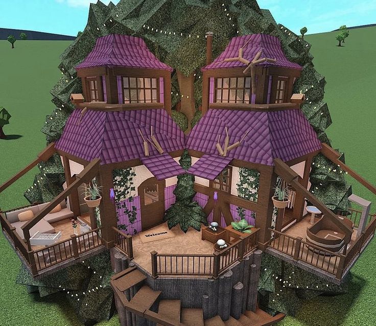 Fairy Tale Bloxburg House, Bloxburg House Builds Cottage Core, Weird Bloxburg Houses, Bloxburg House Ideas Exterior Grunge, Fairy Houses Bloxburg, Fairy Village Bloxburg, Bloxburg Cottage Core House Ideas, Bloxburg Fantasy House, Fantasy House Bloxburg