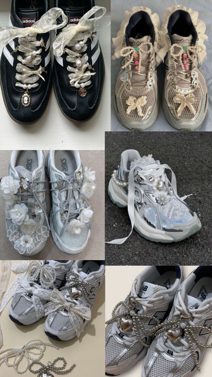 Diy Sneakers, Bling Shoes, Sneaker Jewelry, Handbag Charms, Mode Inspo, Diy Shoes, Pretty Shoes, Shoe Charms, Custom Shoes