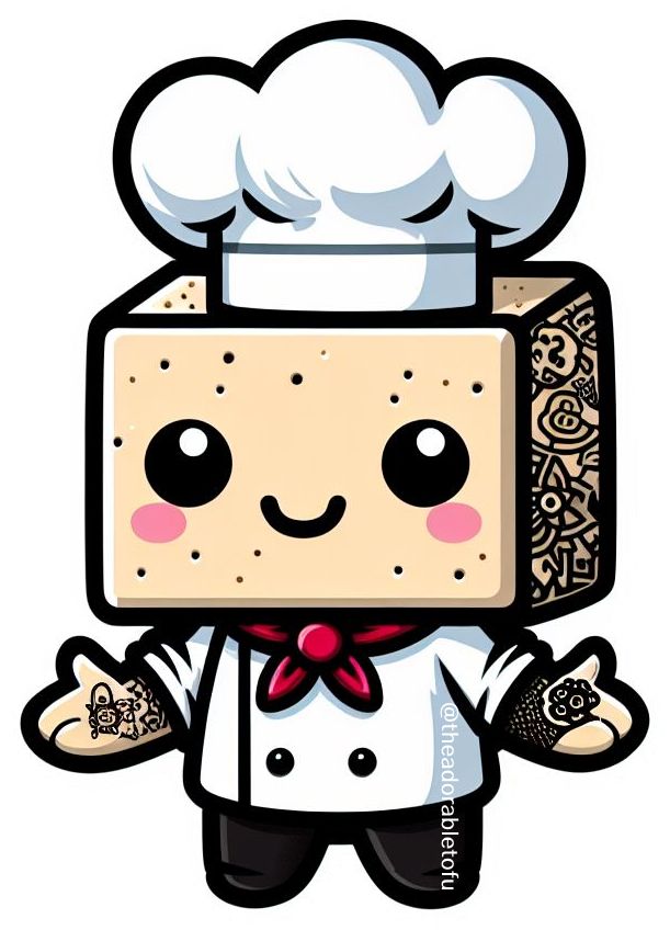 a cartoon character with a chef's hat on