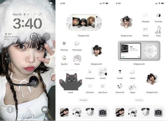 Ios 16 Layout, Lockscreen Themes, Whatsapp Theme, Ideas Habitaciones, Chaewon Lesserafim, Phone Decoration, Iphone Wallpaper Classy, Android Theme, Custom Ipad