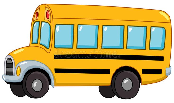 a yellow school bus on a white background