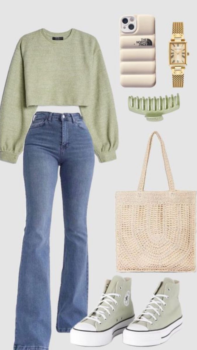 Flare Jeans Outfit, Modesty Outfits, Outfit Layout, Everyday Fashion Outfits, Casual Day Outfits, Quick Outfits, Trendy Fall Outfits, Easy Trendy Outfits, Looks Chic