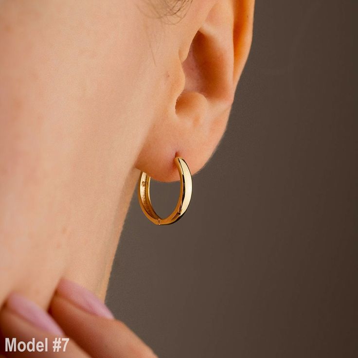 GOLDx's 17mm Tube Hoop Earring 14K Solid Gold Create a sophisticated feel in GOLDx's 14k solid gold Tube Hoop Earring, featuring a timeless hoop design in glowing gold vermeil. Works wonders in daily use. Add a couple more hoops to the mix for the full effect. ** Earrings are sold in pairs Material: 14K Solid Gold, real gold (not gold filled or no gold plated) Carat : 14 Karat Gold (585) Diameter: 1.7 cm Inner Diameter: 1.5 cm Width: 2.8 mm For other sizes, please contact us or check our store. Huggie Hoop Earrings Hypoallergenic For Everyday Luxury, Huggie Hypoallergenic Hoop Earrings For Everyday Luxury, Hypoallergenic Huggie Hoop Earrings For Everyday Luxury, Gold Small Hoop Earrings For Everyday Luxury, Gold Tarnish-resistant Huggie Earrings For Anniversary, Classic Yellow Gold Tarnish Resistant Huggie Earrings, Classic Yellow Gold Tarnish-resistant Huggie Earrings, Yellow Gold Shiny Hoop Earrings Fine Jewelry, Yellow Gold Hoop Earrings With Shiny Finish