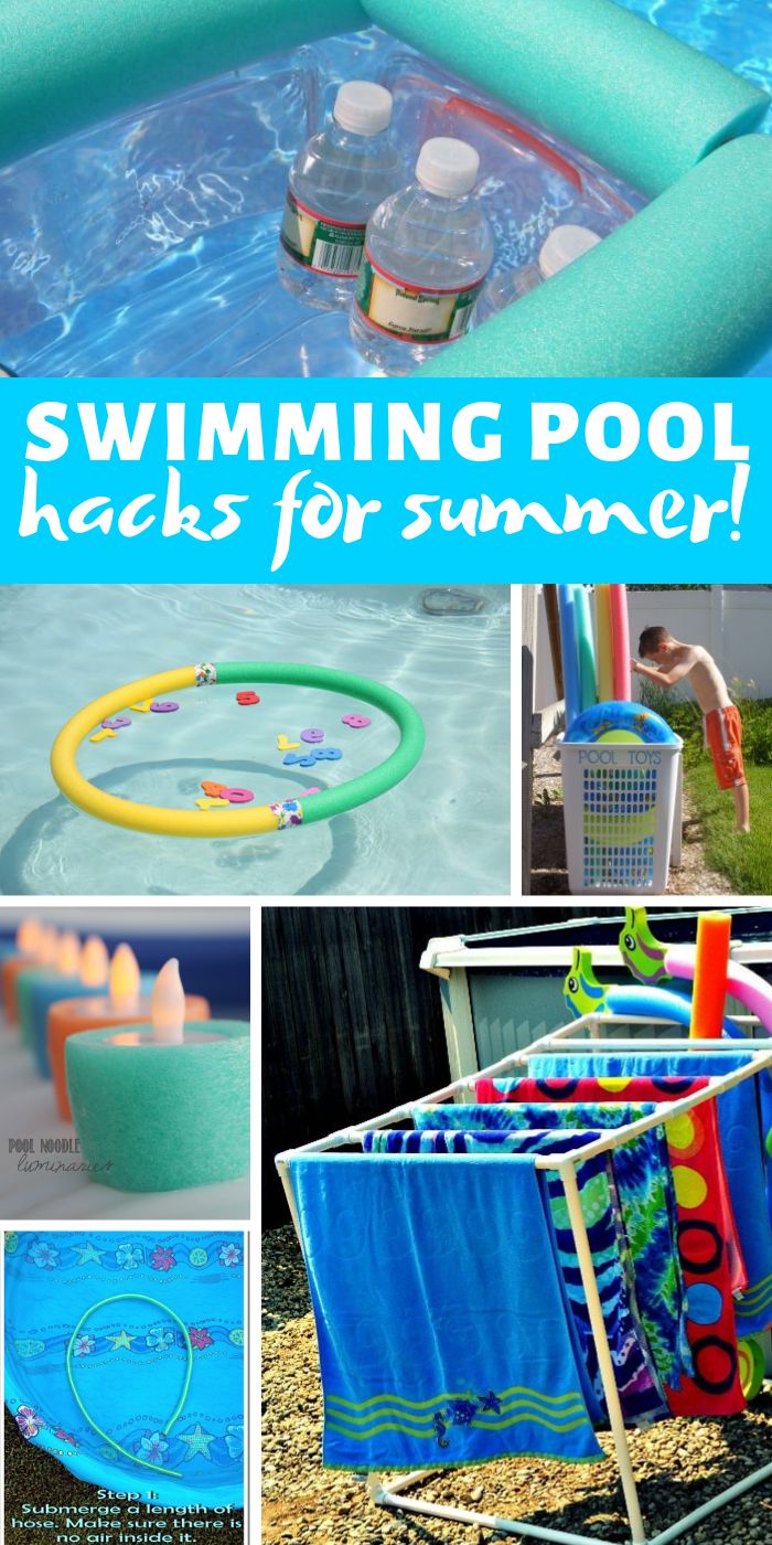 swimming pool hacks you can use this summer for kids to play in the water