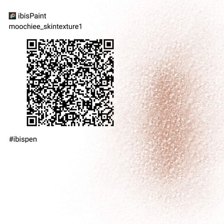 a white background with a qr code on the left and an image of a brown substance on the right