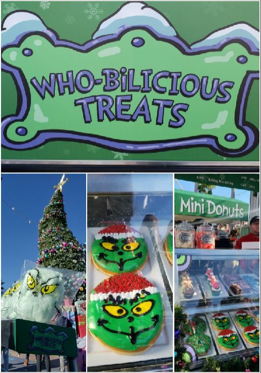 there are many different treats on display in the store window and behind them is a sign that says who - bilicious treats