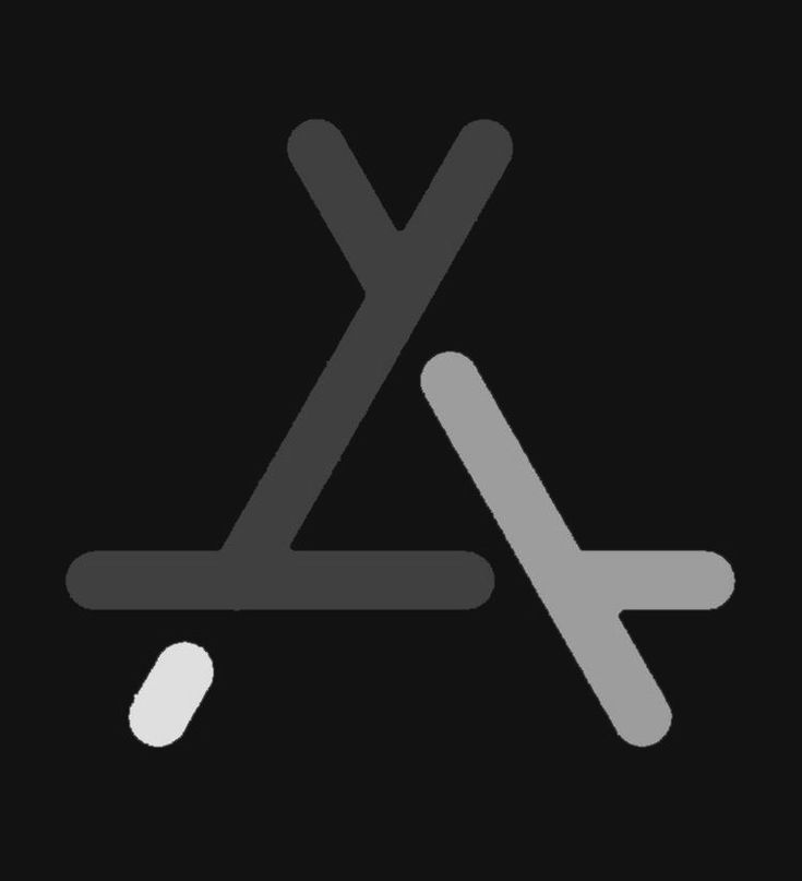 a black and white logo with the letter x in it's center, on a dark background