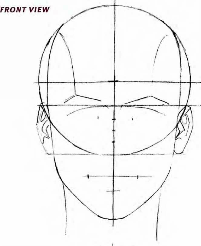 how to draw an anime head