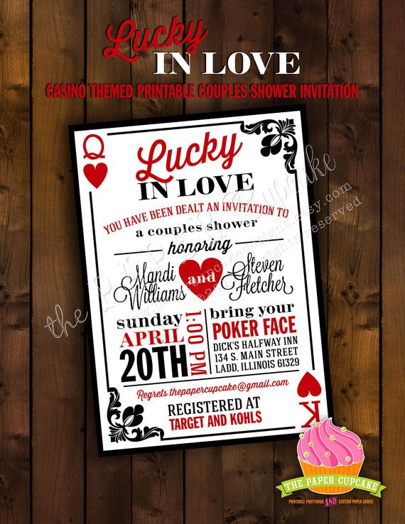 an image of a cupcake in love birthday party printable poster with the words lucky in love on it