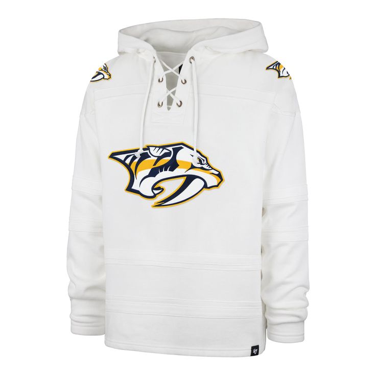 Our NHL Apparel collection offers quality Nashville Predators tees, hoodies & more. Elevated outerwear that captures your team's essence. Show off your spirit & shop today. Nashville Predators, Baseball Jersey, Baseball Jerseys, Show Off, Nhl, Nashville, Essence, Sweatshirts Hoodie, Baseball