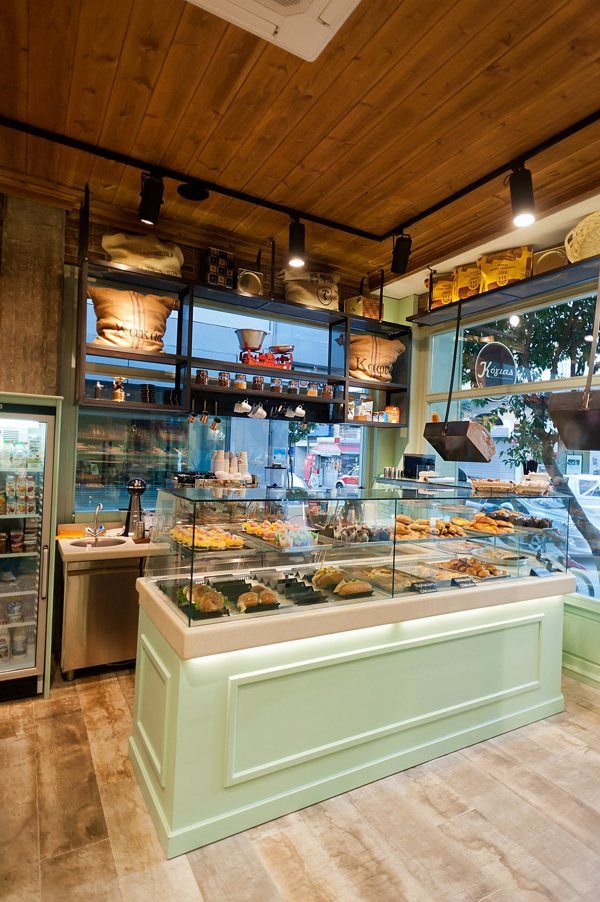 a bakery filled with lots of different types of food