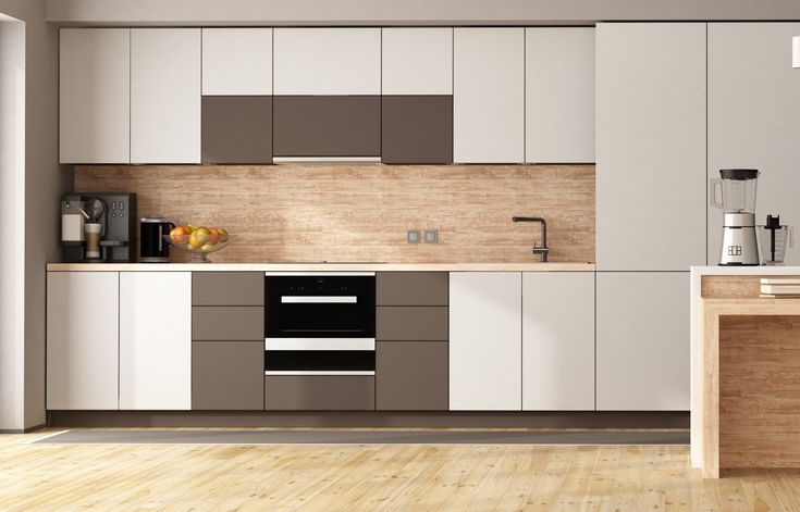 Push open cabinets Kitchen With Wooden Island, Spice Tray, Wooden Island, Define Your Style, Sliding Door Systems, Open Cabinets, Wooden Drawers, Installing Cabinets, Low Cabinet