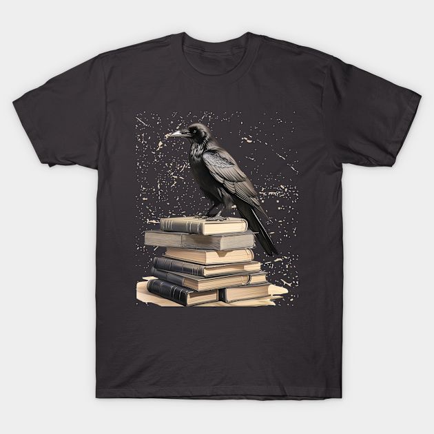 Raven&books -- Choose from our vast selection of Crewneck and V-Neck T-Shirts to match with your favorite design to make the perfect graphic T-Shirt. Pick your favorite: Classic, Boxy, Tri-Blend, V-Neck, or Premium. Customize your color! For men and women. Black Literary Top With Graphic Print, Literary Black Cotton T-shirt, Black Literary Crew Neck T-shirt, Black Bookish T-shirt With Screen Print, Black Literary T-shirt With Letter Print, Literary Graphic Print Crew Neck T-shirt, Bookish Crew Neck T-shirt With Graphic Print, Literary Crew Neck T-shirt With Screen Print, Screen Print Crew Neck T-shirt