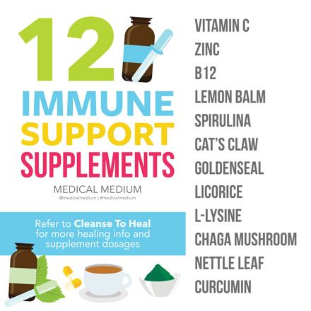 12 Immune Support Supplements Gut Problems, Medium Recipe, Anthony William, Chaga Mushroom, Medical Medium, Lemon Balm, Immune Support, Health Articles, Doctor Medical