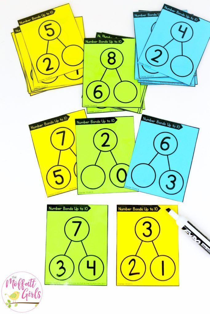 the printable numbers to 10 are shown in four different colors, and one is for each