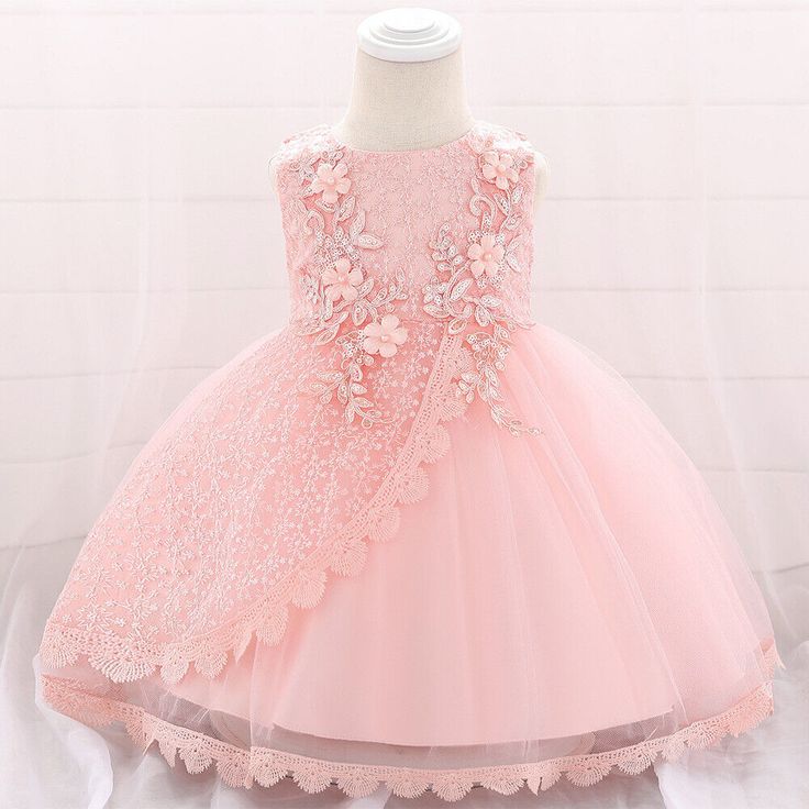 Princess Baby Girl Party Tutu Dress Pageant Wedding Birthday Gown Formal ZG9 Product  Product Name:  Girls Baby Dress For Children Infant Girls Party Dress Princess Material: Cotton Blend Color:Pink Format: 70-80-90 Feature:,Tulle,Lace Occasion: Wedding, Party, Birthday, Every Day. Size Chart Size Measure (1 cm = 0.394 inch, Tolerance: 2-4 cm) Length Chest Waist Middle aged Cm Cm Cm Cm 70 = 3-6 M 45 50 48 3 ~ 6 months 80 = 9-12 M 50 54 52 9 ~ 12 Month 90 = 18-24 M 55 56 54 18 ~ 24 Month / / / / Flower Party Dress, Baby Birthday Dress, First Birthday Dresses, Flower Girl Dresses Tutu, Dresses Dinner, Birthday Girl Dress, Wedding Flower Girl Dresses, Christening Dress