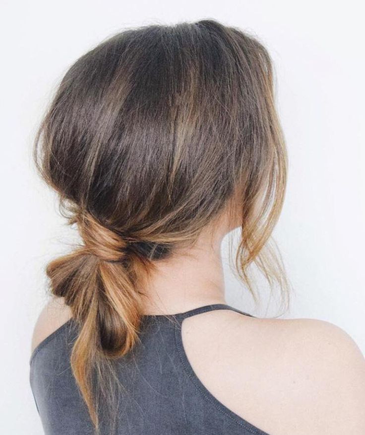 Low Knotted Ponytail Hairstyles For Work, Easy Work Hairstyles, Knot Ponytail, Easy Hairstyles Quick, Easy Hairstyles For School, Easy Hairstyles For Medium Hair, Easy Work, Easy Hairstyle, Natural Hair Styles Easy