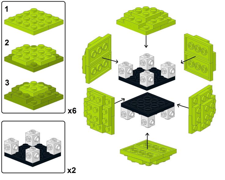 the instructions for how to build a lego set