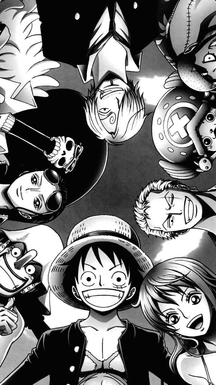 an anime poster with many different faces and people in the background, all wearing masks