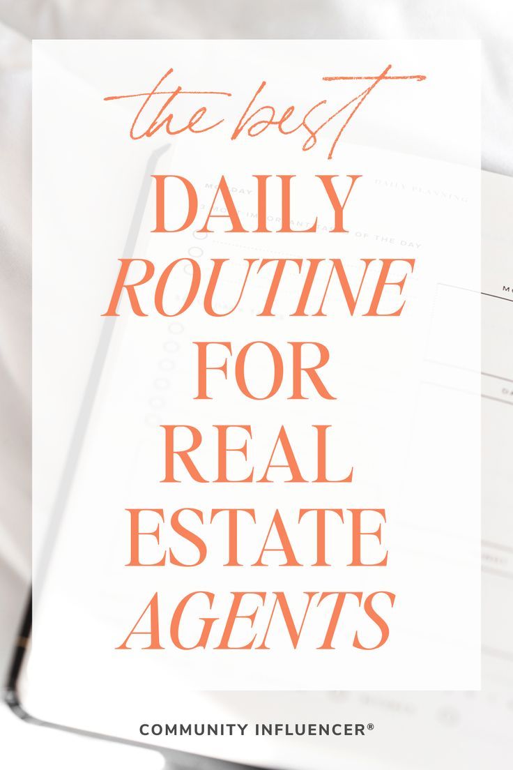 The Best Daily Routine for Real Estate Agents Real Estate Office Ideas, Realtor Career, Best Daily Routine, Real Estate Vision Board, Real Estate Marketing Gifts, Compass Real Estate, Real Estate Marketing Quotes, Real Estate Agent Tips, Real Estate Farming