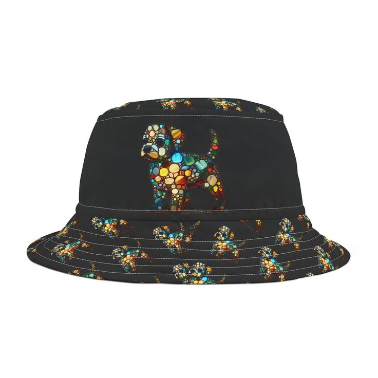 First, it protected fishermen from rain in the 1900s. Now, the personalized bucket hat is making its way to the very top of fashion picks for all ages. Choose the seam lines, add your zaniest designs and patterns on the bucket hat and make a modern wardrobe staple come to life.  .: Material: 100% polyester .: Available in 2 sizes .: Two stitching color options to pick from .: Sewn-in label .: Made in USA Black Retro Bucket Hat For Summer, Vintage Black Bucket Hat For Summer, Retro Black Brimmed Bucket Hat, Artistic Adjustable Bucket Hat, Vintage Black Bucket Hat With Curved Brim, Cheap Festival Bucket Hat, One Size, Vintage Bucket Hat, Adjustable Military Bucket Hat For Camping, Multicolor Festival Bucket Hat, One Size