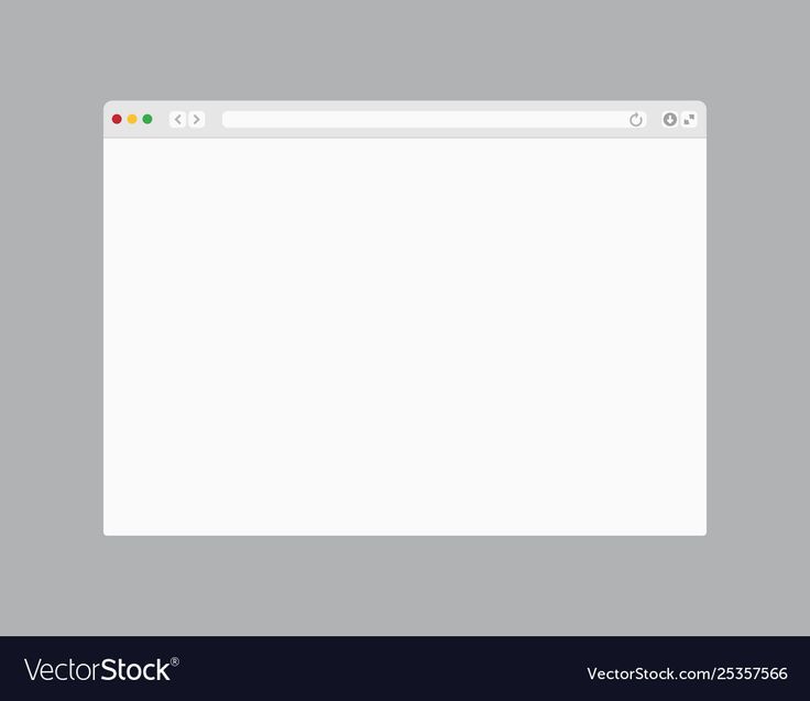 a white web page on a gray background