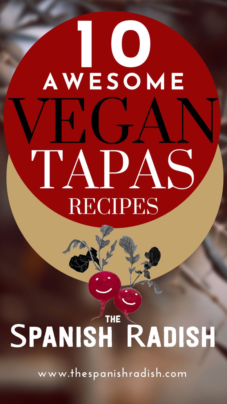 the spanish radish has been made into an appetizer for vegan tapas