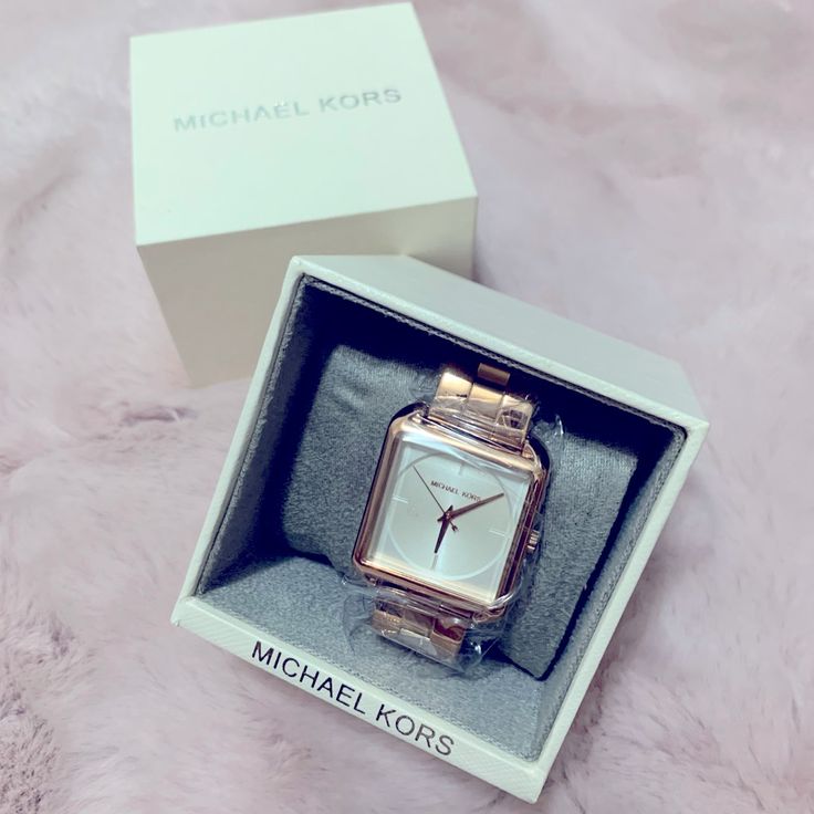 Nwt Michael Kors Watch Rose Gold Square Face Comes With Everything In Photos Excluding Bracelet Michael Kors Round Dial Watch As A Gift, Timeless Michael Kors Watch As Gift, Classic Michael Kors Watch As Gift, Michael Kors Timeless Watch As Gift, Michael Kors Jewelry With Round Dial For Gifts, Michael Kors Jewelry Gift With Round Dial, Michael Kors Jewelry Gift, Classic Michael Kors Watch For Gift, Michael Kors Rose Gold Jewelry For Formal Occasions