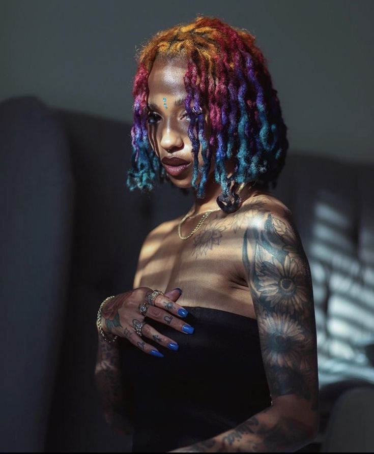 Dyed Dreads, Intricate Hairstyles, Doing Makeup, Short Locs Hairstyles, Dreadlock Style, Dreadlock Styles, Dreads Styles, Dyed Hair Inspiration, Dyed Natural Hair