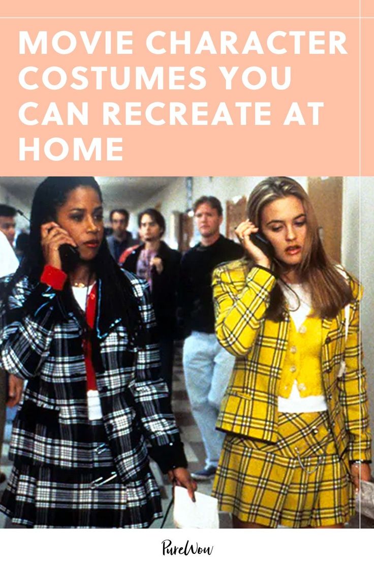 the movie character costumes you can recreae at home is featured in this article