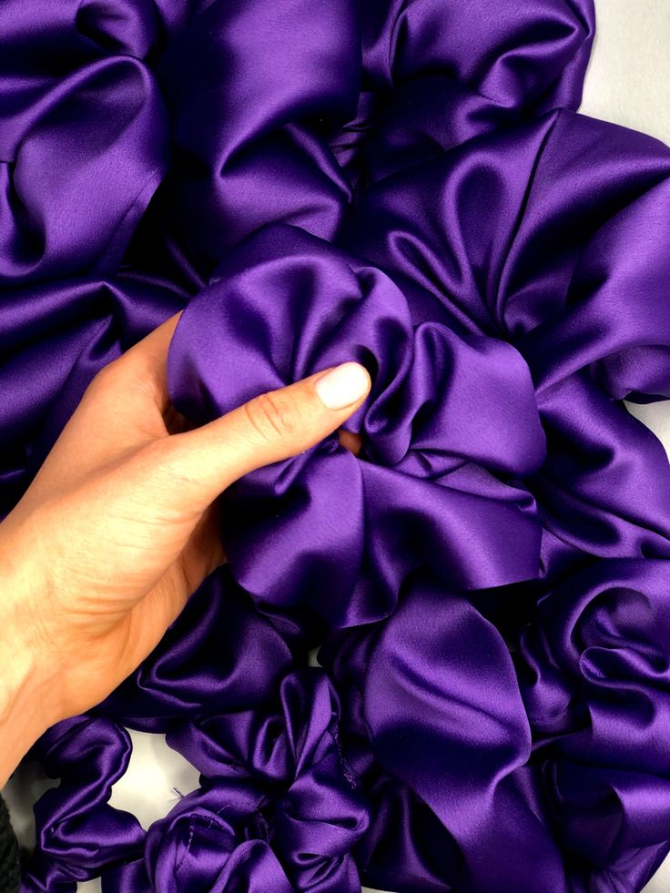 Purple Scrunchie, Iphone Wallpaper Glitter, Small Business Packaging Ideas, Silk Scrunchies, Best Small Business Ideas, Small Business Ideas, Scrunchie Hairstyles, Hair Ties