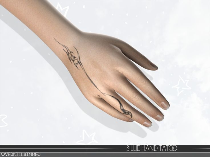 a woman's hand with a tattoo on it and stars in the sky behind her