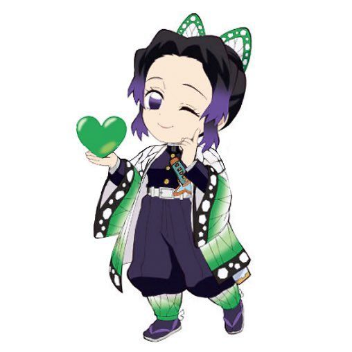 an anime character with purple hair and green eyes holding up a heart shaped object in her hand