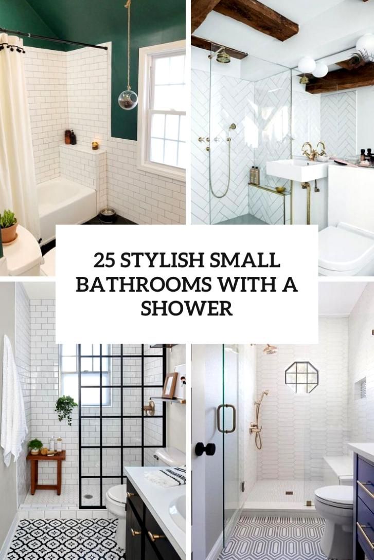 the 25 stylish small bathrooms with a shower