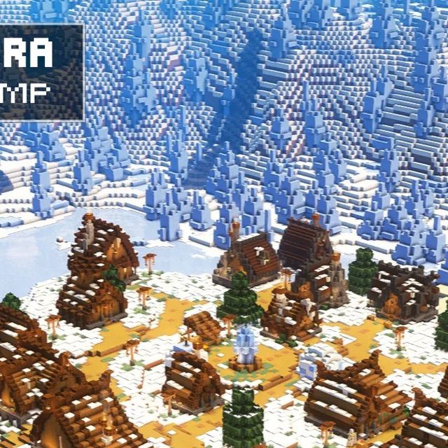 Graysun | Minecraft Builds on Instagram: "Minecraft - Tundra Village Revamp Available to download on Patreon soon! 🧱Ressource pack: Jermsy Better leaves 🌄SHADERS: Complementary shaders V4.7(Custom setting) 🔹️ Built on bakery.dedimc.io 🔹️Join us! _________________________________________ 💾 Download my builds on Patreon (link in bio) 🔄 Share this with your Minecraft friends! 👥️ Follow for Minecraft ideas and inspiration _________________________________________ 🏷 - tags: #minecraft #minecr Minecraft Snow Biome Builds, Minecraft Tundra Village, Minecraft Tundra Builds, Tundra Village, Minecraft Custom Village, Minecraft Inspo, Minecraft Builds, Minecraft Ideas, Minecraft